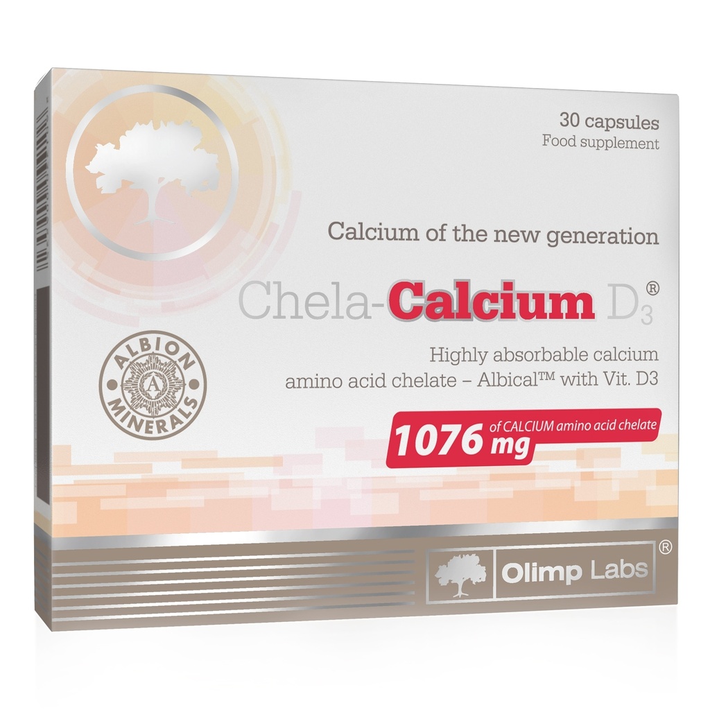 OLIMP CHELA CALCIUM D3, 30 capsule