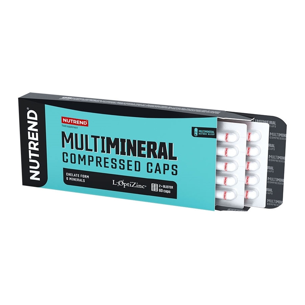 NUTREND MULTIMINERAL COMPRESSED CAPS, 60 kapsul