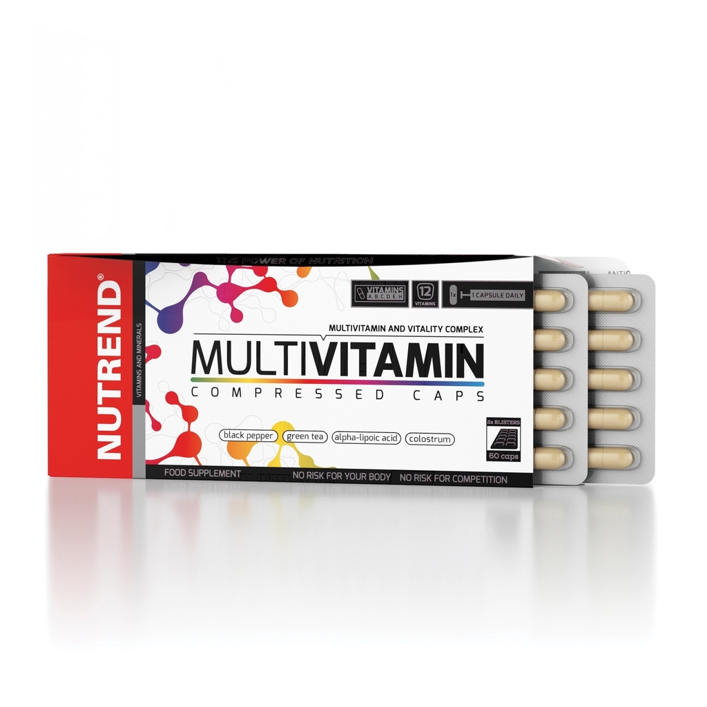 NUTREND MULTIVITAMIN COMPRESSED CAPS, 60 kapsul