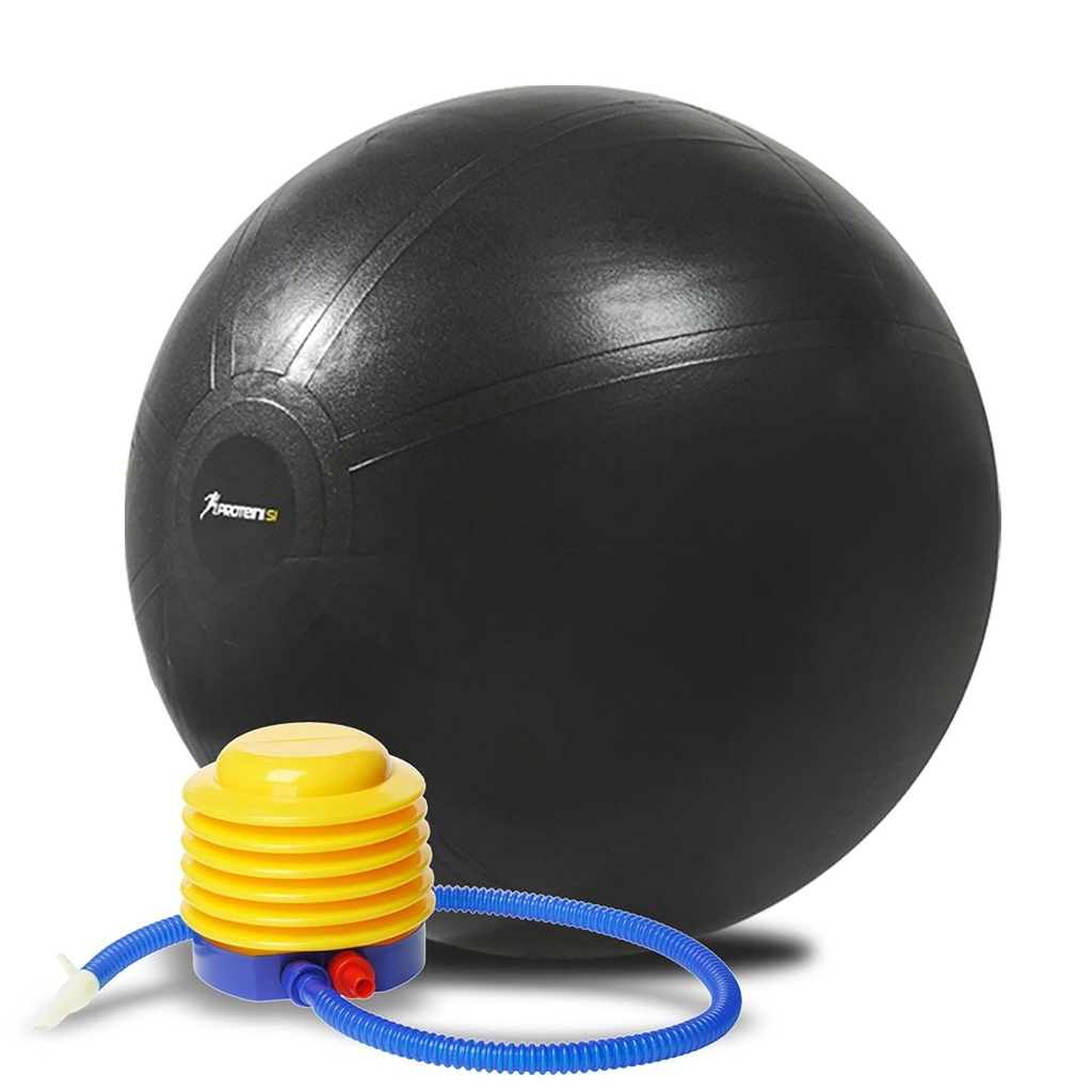PROTEINI.SI FITNESS BALL, black