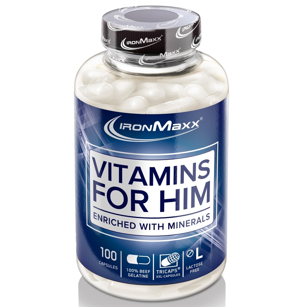IRONMAXX VITAMINS FOR HIM, 100 caps