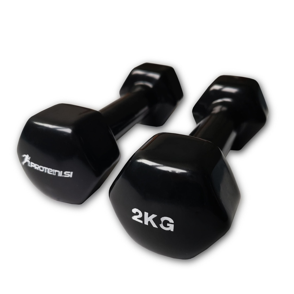 PROTEINI.SI DUMBBELLS, 2x2kg