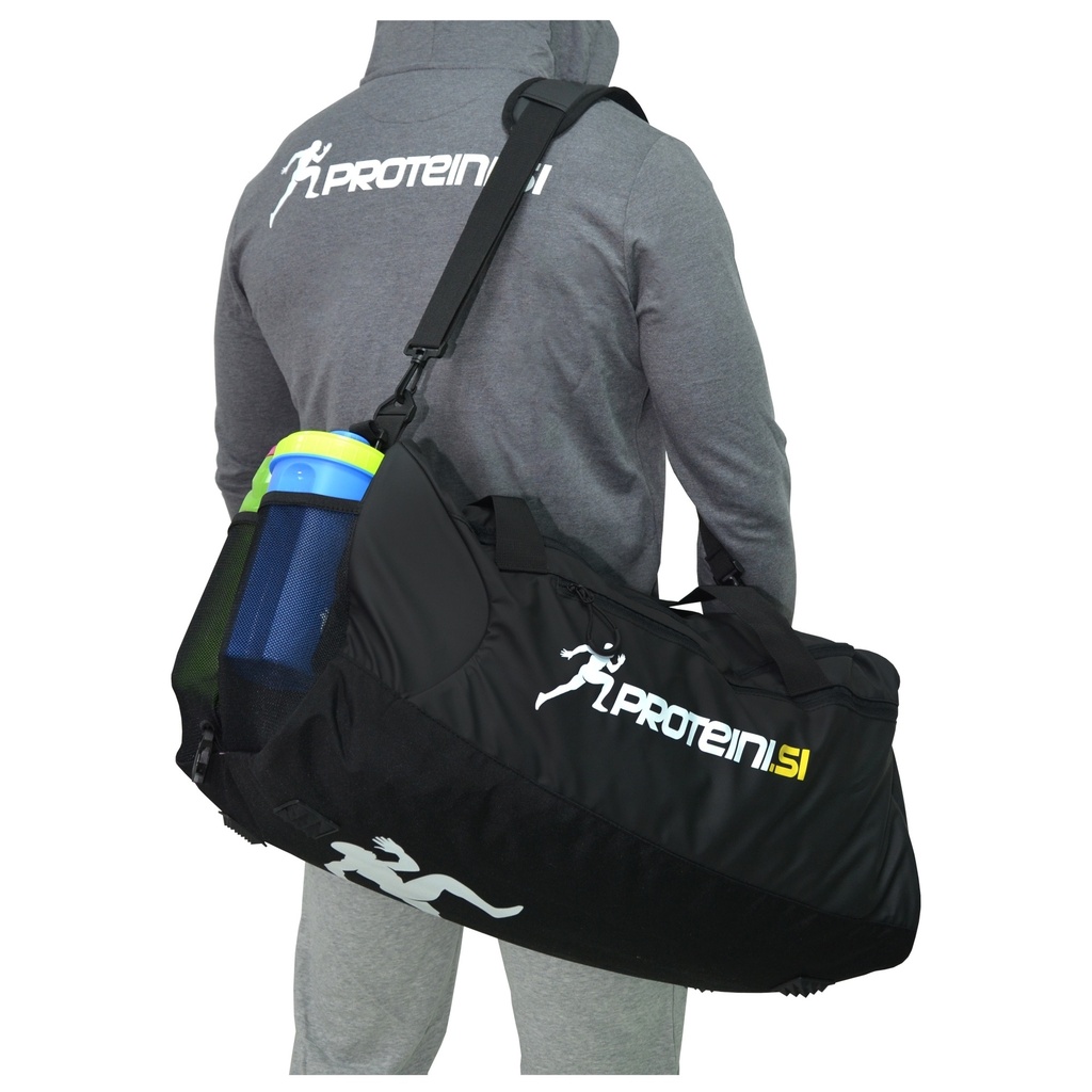 PROTEINI.SI SPORTSKA TORBA, crna