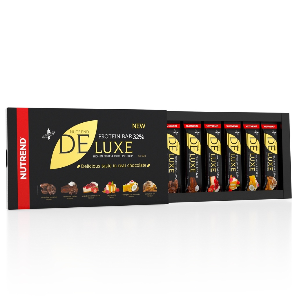 NUTREND DELUXE PROTEIN BAR, 6x60g