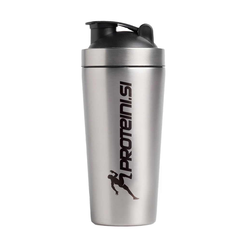PROTEINI.SI SHAKER IN METALLO (SILVER), 750ml