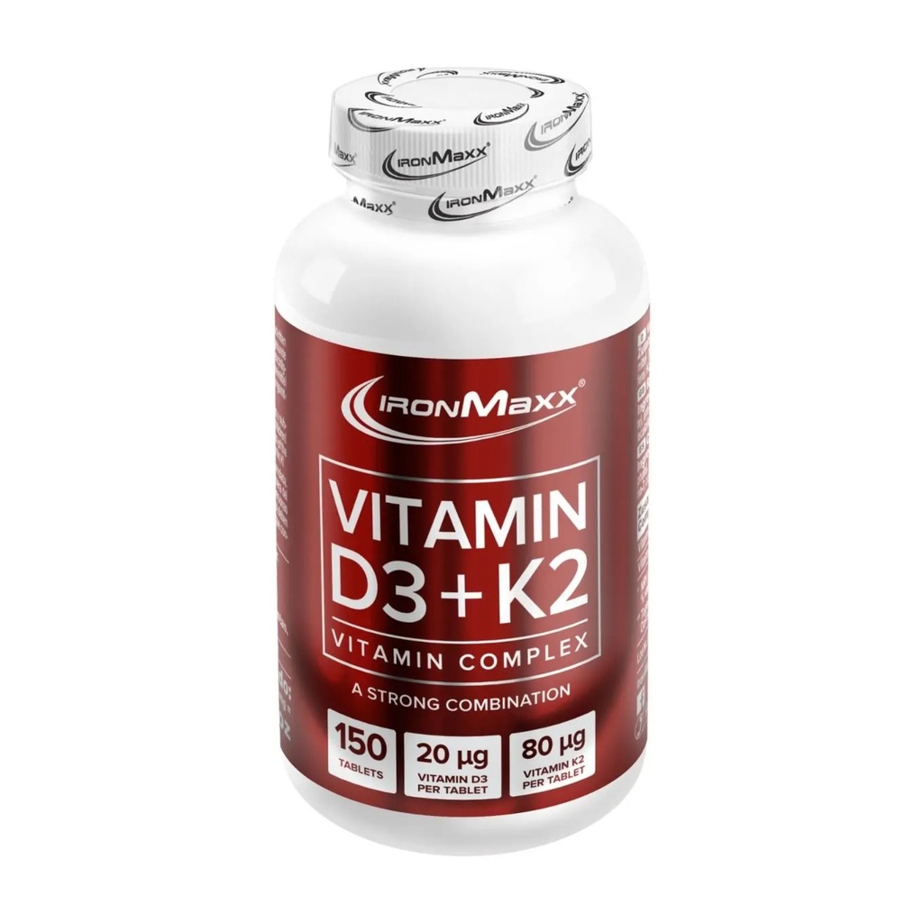 IRONMAXX VITAMIN D3 + K2, 150 compresse
