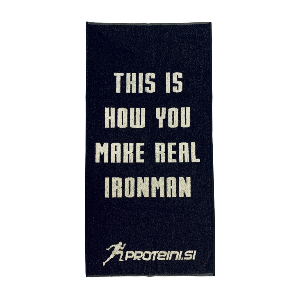 PROTEINI.SI TOWEL "IRONMAN", 140x70cm