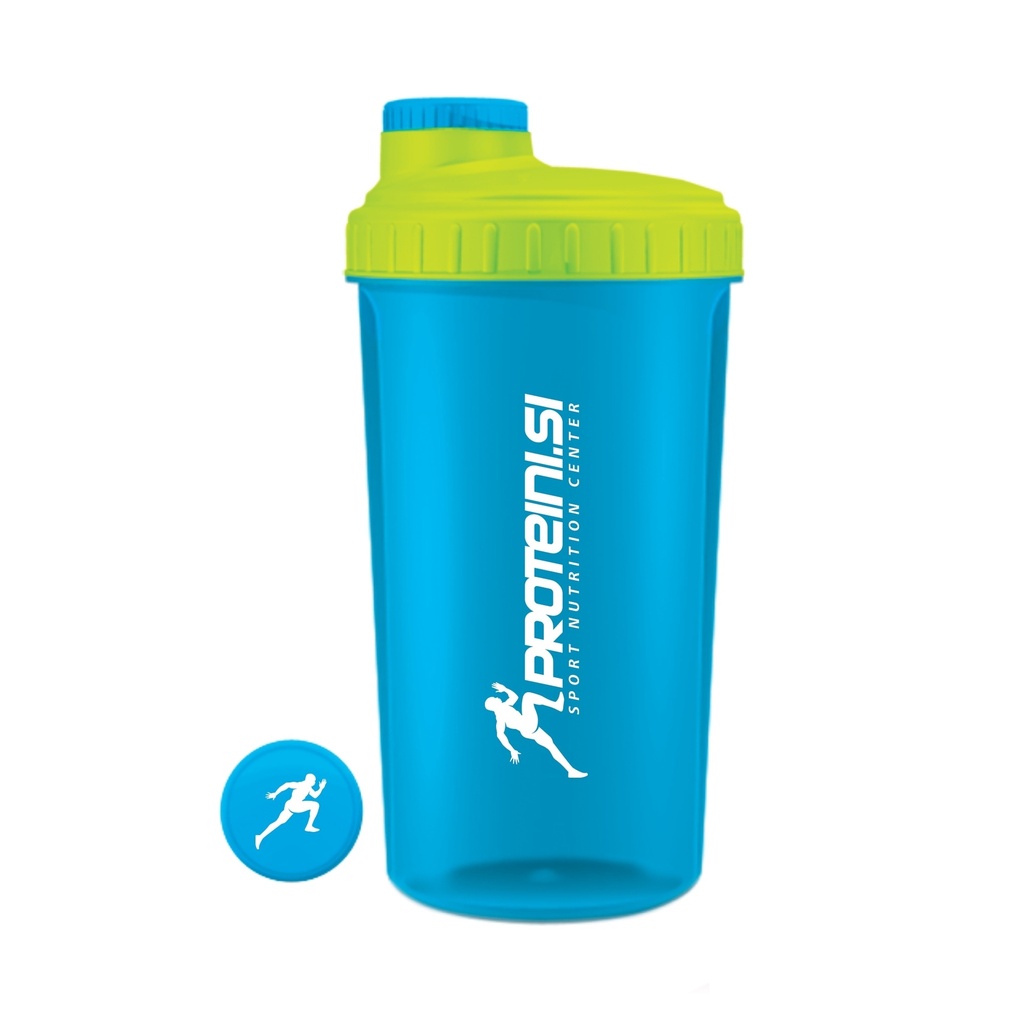 PROTEINI.SI SHAKER NEON-BLAU-GELB, 700ml