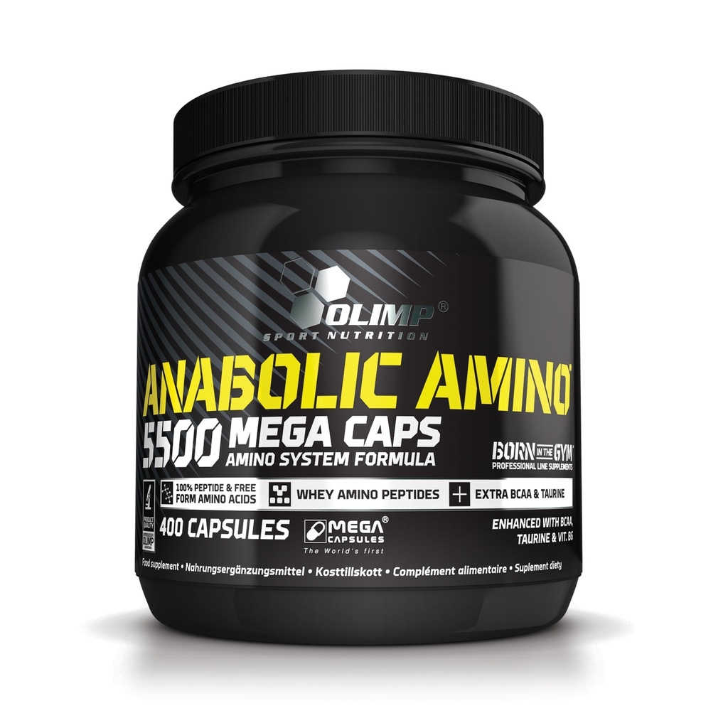 OLIMP ANABOLIC AMINO 5500 MEGA CAPS, 400 kapsul