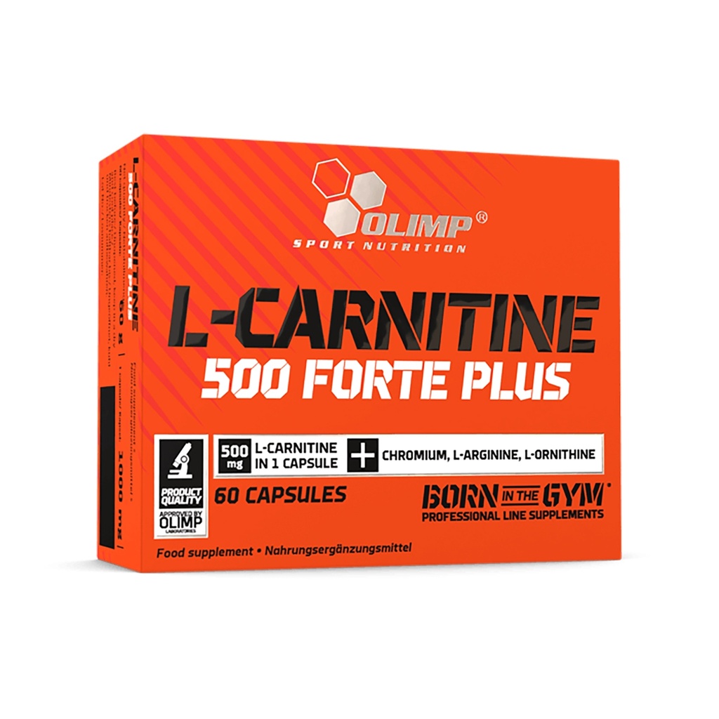 OLIMP L-CARNITINE 500 FORTE PLUS, 60 kapsula