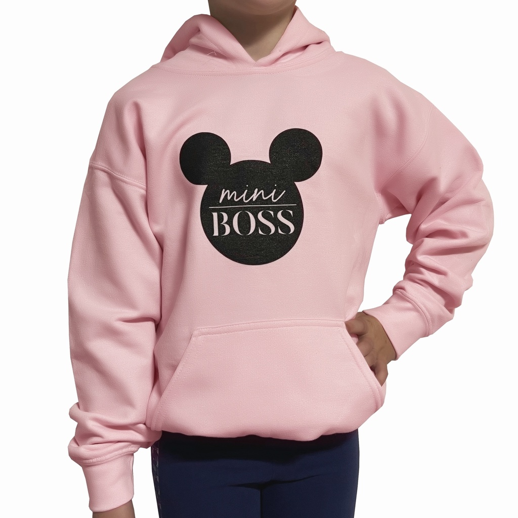 DJEČJI PULOVER S KAPULJAČOM "MINI BOSS"