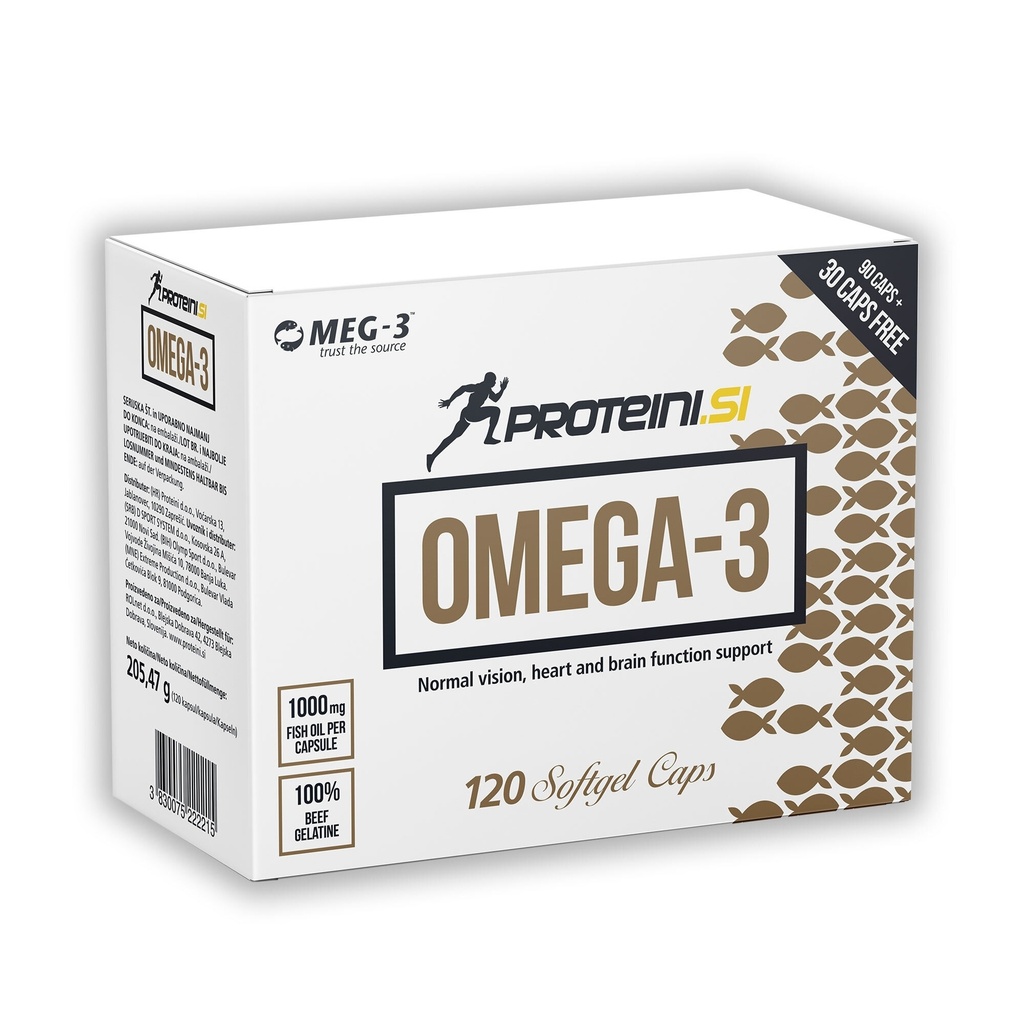 PROTEINI.SI OMEGA-3, 120 softgel caps